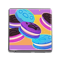 Cookies Chocolate Cookies Sweets Snacks Baked Goods Food Memory Card Reader (square 5 Slot) by uniart180623