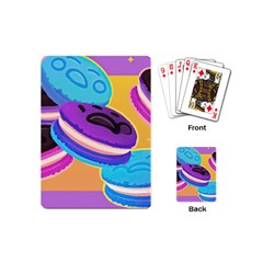 Cookies Chocolate Cookies Sweets Snacks Baked Goods Food Playing Cards Single Design (mini) by uniart180623