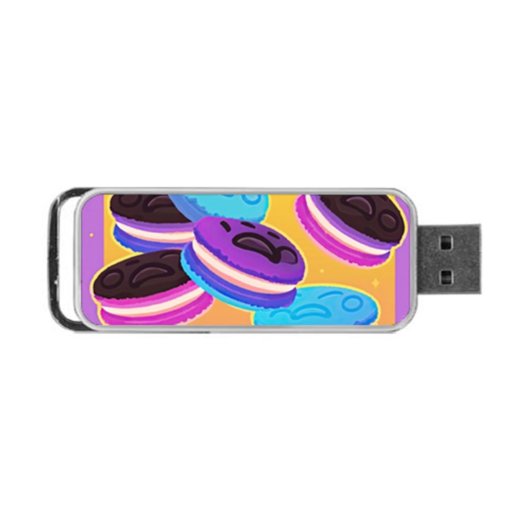 Cookies Chocolate Cookies Sweets Snacks Baked Goods Food Portable USB Flash (One Side)