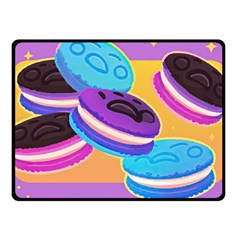 Cookies Chocolate Cookies Sweets Snacks Baked Goods Food Two Sides Fleece Blanket (small) by uniart180623