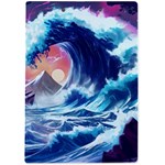 Storm Tsunami Waves Ocean Sea Nautical Nature A4 Acrylic Clipboard Back