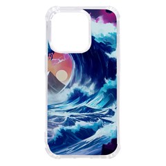 Storm Tsunami Waves Ocean Sea Nautical Nature Iphone 14 Pro Tpu Uv Print Case by uniart180623