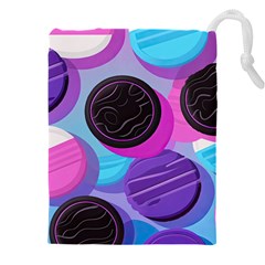 Cookies Chocolate Cookies Sweets Snacks Baked Goods Drawstring Pouch (4xl) by uniart180623