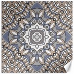 Flower Art Decorative Mandala Pattern Ornamental Canvas 12  x 12  11.4 x11.56  Canvas - 1