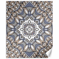 Flower Art Decorative Mandala Pattern Ornamental Canvas 16  X 20  by uniart180623