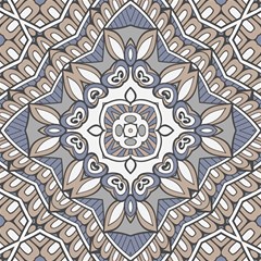 Flower Art Decorative Mandala Pattern Ornamental Play Mat (rectangle) by uniart180623