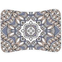 Flower Art Decorative Mandala Pattern Ornamental Velour Seat Head Rest Cushion by uniart180623