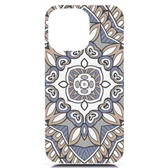 Flower Art Decorative Mandala Pattern Ornamental Iphone 14 Pro Max Black Uv Print Case