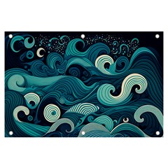 Waves Ocean Sea Abstract Whimsical Abstract Art Banner And Sign 6  X 4  by uniart180623