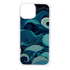 Waves Ocean Sea Abstract Whimsical Abstract Art Iphone 13 Mini Tpu Uv Print Case by uniart180623