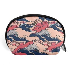 Waves Ocean Sea Water Pattern Rough Seas Accessory Pouch (large) by uniart180623