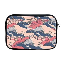 Waves Ocean Sea Water Pattern Rough Seas Apple Macbook Pro 17  Zipper Case by uniart180623