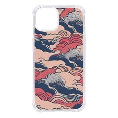 Waves Ocean Sea Water Pattern Rough Seas Iphone 14 Tpu Uv Print Case by uniart180623