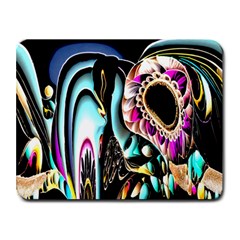 Garden Flower Nature Digital Art Abstract Small Mousepad by uniart180623