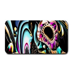 Garden Flower Nature Digital Art Abstract Medium Bar Mat by uniart180623