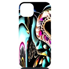 Garden Flower Nature Digital Art Abstract Iphone 14 Plus Black Uv Print Case by uniart180623