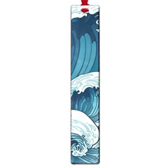 Waves Ocean Sea Pattern Water Tsunami Rough Seas Large Book Marks by uniart180623