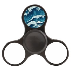 Waves Ocean Sea Pattern Water Tsunami Rough Seas Finger Spinner by uniart180623