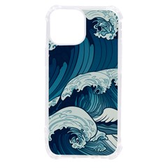 Waves Ocean Sea Pattern Water Tsunami Rough Seas Iphone 13 Mini Tpu Uv Print Case by uniart180623