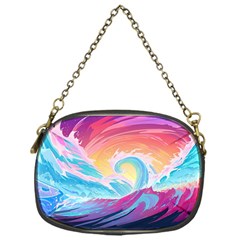 Waves Ocean Sea Tsunami Nautical Chain Purse (one Side) by uniart180623