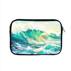 Waves Ocean Sea Tsunami Nautical Art Apple Macbook Pro 15  Zipper Case by uniart180623