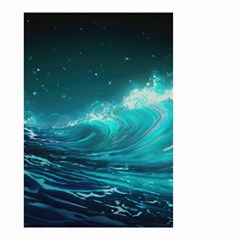 Tsunami Waves Ocean Sea Nautical Nature Water Small Garden Flag (two Sides) by uniart180623