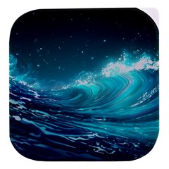 Tsunami Waves Ocean Sea Nautical Nature Water Stacked Food Storage Container by uniart180623