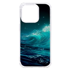 Tsunami Waves Ocean Sea Nautical Nature Water Iphone 14 Pro Tpu Uv Print Case by uniart180623