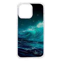 Tsunami Waves Ocean Sea Nautical Nature Water Iphone 14 Pro Max Tpu Uv Print Case by uniart180623