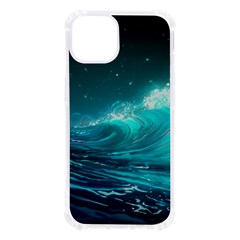 Tsunami Waves Ocean Sea Nautical Nature Water Iphone 13 Tpu Uv Print Case by uniart180623