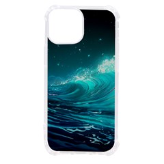 Tsunami Waves Ocean Sea Nautical Nature Water Iphone 13 Mini Tpu Uv Print Case by uniart180623