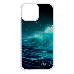 Tsunami Waves Ocean Sea Nautical Nature Water Iphone 13 Pro Max Tpu Uv Print Case by uniart180623