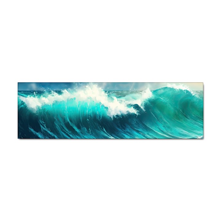 Waves Ocean Sea Tsunami Nautical Painting Sticker Bumper (10 pack)