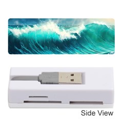 Waves Ocean Sea Tsunami Nautical Painting Memory Card Reader (stick) by uniart180623