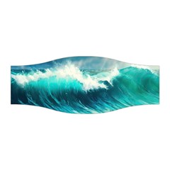 Waves Ocean Sea Tsunami Nautical Painting Stretchable Headband by uniart180623