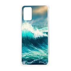 Waves Ocean Sea Tsunami Nautical Painting Samsung Galaxy S20plus 6 7 Inch Tpu Uv Case by uniart180623