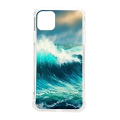 Waves Ocean Sea Tsunami Nautical Painting Iphone 11 Pro Max 6 5 Inch Tpu Uv Print Case by uniart180623