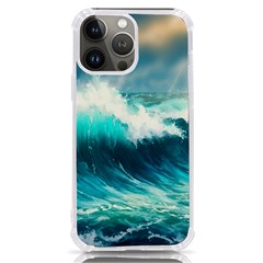 Waves Ocean Sea Tsunami Nautical Painting Iphone 13 Pro Max Tpu Uv Print Case by uniart180623