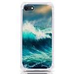 Waves Ocean Sea Tsunami Nautical Painting iPhone SE Front