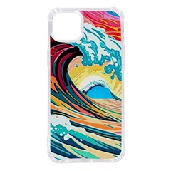 Waves Ocean Sea Tsunami Nautical Arts Iphone 14 Plus Tpu Uv Print Case