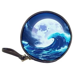 Waves Ocean Sea Tsunami Nautical Blue Classic 20-cd Wallets by uniart180623