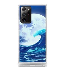 Waves Ocean Sea Tsunami Nautical Blue Samsung Galaxy Note 20 Ultra Tpu Uv Case by uniart180623