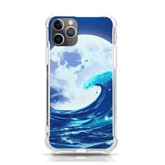 Waves Ocean Sea Tsunami Nautical Blue Iphone 11 Pro 5 8 Inch Tpu Uv Print Case