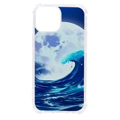 Waves Ocean Sea Tsunami Nautical Blue Iphone 13 Mini Tpu Uv Print Case by uniart180623