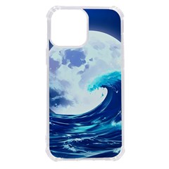 Waves Ocean Sea Tsunami Nautical Blue Iphone 13 Pro Max Tpu Uv Print Case by uniart180623