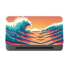 Waves Ocean Sea Tsunami Nautical Art Nature Memory Card Reader With Cf by uniart180623