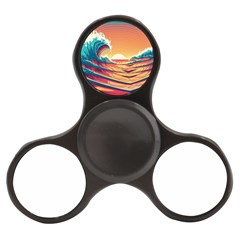 Waves Ocean Sea Tsunami Nautical Art Nature Finger Spinner by uniart180623