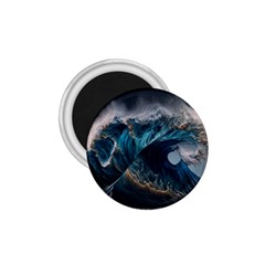 Tsunami Waves Ocean Sea Water Rough Seas 1 75  Magnets by uniart180623