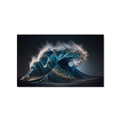 Tsunami Waves Ocean Sea Water Rough Seas Sticker Rectangular (10 Pack) by uniart180623