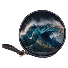 Tsunami Waves Ocean Sea Water Rough Seas Classic 20-cd Wallets by uniart180623